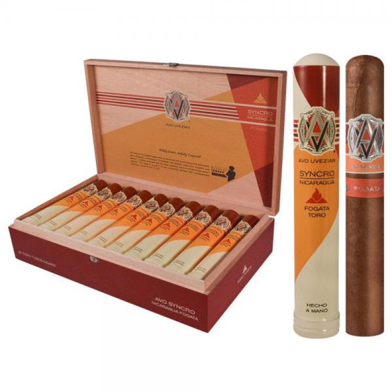Коробка AVO Syncro Fogata Toro Tubos на 20 сигар